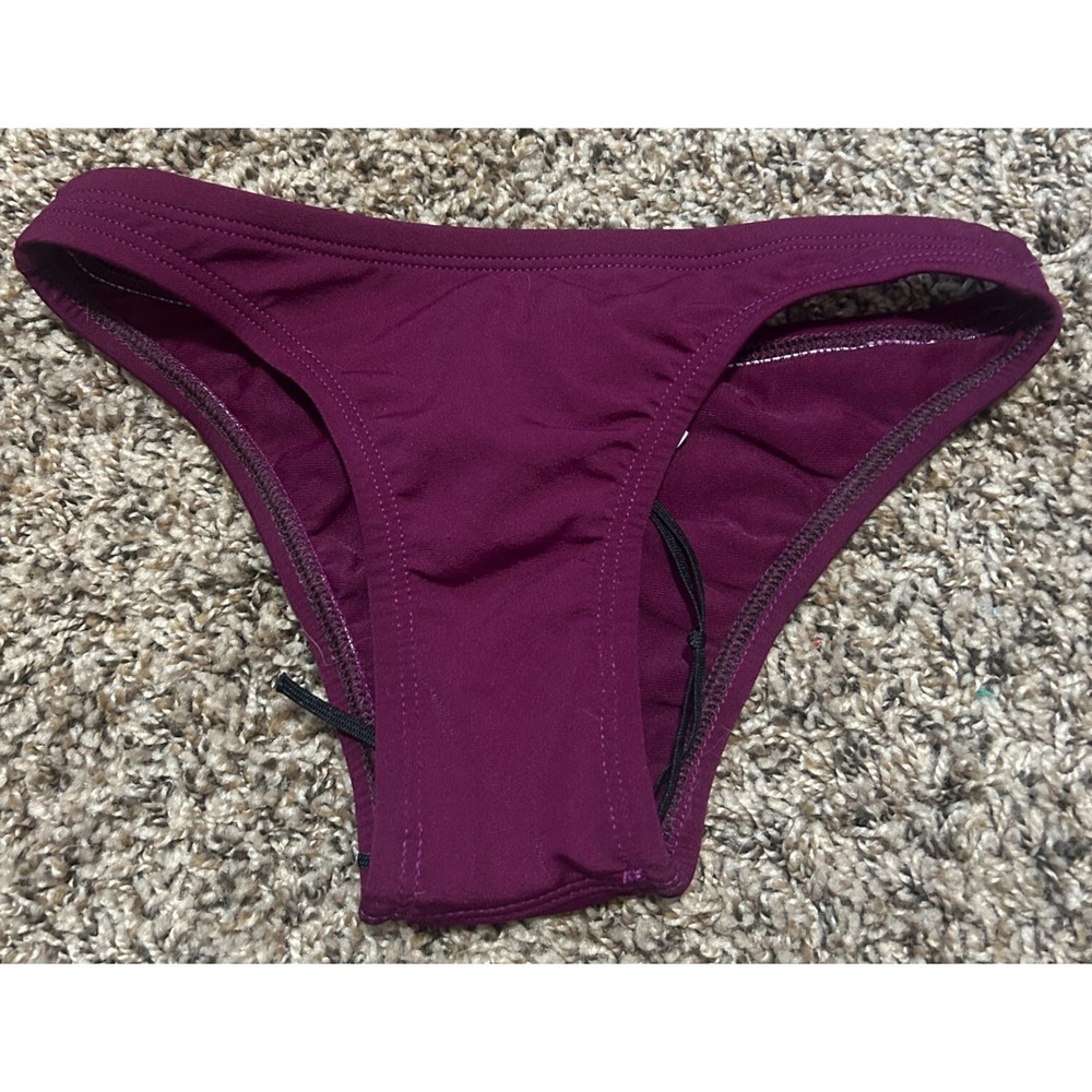 Viva Women's Marron Colored Bikini Swim Bottoms XS